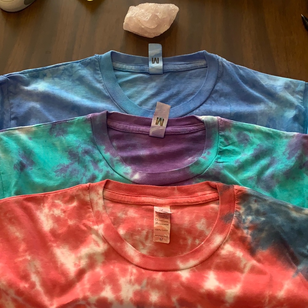 Tie dyed t-shirts wholesale or individual!